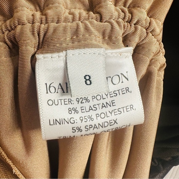 16Arlington Dress Antares Mesh Mini Powder Smoke Brown Bodycon Cocktail 4 Small - Picture 7 of 9